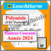 POLYNESIE FRANCAISE 2024 - AVEC Pochettes (N15PFSF-24 ou 374085)