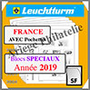 FRANCE 2019 - Blocs 'Edition Spciale'  - AVEC Pochettes (N15SNSF-19 ou 362913) Leuchtturm