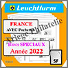 FRANCE 2022 - Blocs 'Edition Spciale'  - AVEC Pochettes (N15SNSF-22 ou 369487) Leuchtturm
