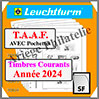 TERRES AUSTRALES FRANCAISES 2024 - AVEC Pochettes (N15TASF-24 ou 374087) Leuchtturm
