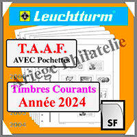 TERRES AUSTRALES FRANCAISES 2024 - AVEC Pochettes (N15TASF-24 ou 374087)