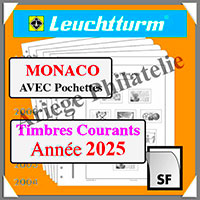 MONACO 2025 - AVEC Pochettes (N16SF-25 ou 100342)