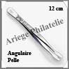 PINCE Philatlie STANDARD 12 cm - Bout ANGULAIRE PELLE - 337384 - Pi22 Leuchtturm