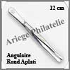 PINCE Philatlie STANDARD 12 cm - Bout ANGULAIRE ROND APLATI - 334062 - Pi23 Leuchtturm