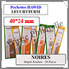 HAWID Pochettes Noires : 40x24 mm - Simple Soudure (325413) Leuchtturm