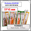 HAWID Pochettes Noires : 53x41 mm - Simple Soudure (326302) Leuchtturm