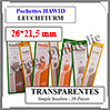 HAWID Pochettes Transparentes : 26x21,5 mm - Simple Soudure (316068) Leuchtturm
