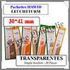 HAWID Pochettes Transparentes : 30x41 mm - Simple Soudure (333208) Leuchtturm