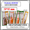 HAWID Pochettes Transparentes : 53x32 mm - Simple Soudure (366356) Leuchtturm