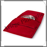 POCHETTE PREMIUM - ROUGE pour PIECE de MONNAIE jusqu' 50 mm - Unit (371413 ou ST50PR)