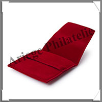 POCHETTE PREMIUM - ROUGE pour PIECE de MONNAIE jusqu' 50 mm - Unit (371413 ou ST50PR)