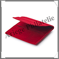 POCHETTE PREMIUM - ROUGE pour PIECE de MONNAIE jusqu' 50 mm - Unit (371413 ou ST50PR)