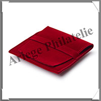 POCHETTE PREMIUM - ROUGE pour PIECE de MONNAIE jusqu' 50 mm - Unit (371413 ou ST50PR)