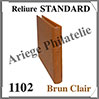 Reliure STANDARD - BRUN CLAIR - Reliure sans Etui  (1102Y-H) Lindner