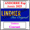 ANDORRE Espagnole 2025 - Timbres Courants (T123/16-2025) Lindner