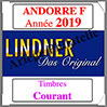 ANDORRE Franaise 2019 - Timbres Courants (T124a/08-2019) Lindner
