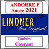ANDORRE Franaise 2021 - Timbres Courants (T124a/08-2021) Lindner