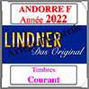 ANDORRE Franaise 2022 - Timbres Courants (T124a/08-2022) Lindner