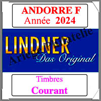 ANDORRE Franaise 2024 - Timbres Courants (T124a/08-2024)