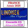 FRANCE 2025 - Jeu Complet + Ensemble 1124 (T132/25ES) Lindner