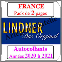 FRANCE - Pack 2020  2021 - Timbres Autocollants (T132/20SA)