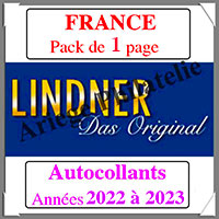 FRANCE - Pack 2022  2023 - Timbres Autocollants (T132/22SA)