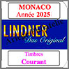 MONACO 2025 - Timbres Courants (T186/24-20254 Lindner