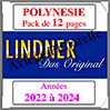 POLYNESIE Franaise Pack 2022  2024 - Timbres Courants (T442-220) Lindner