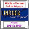 WALLIS et FUTUNA Pack 1984  2000 - Timbres Courants (T444-84) Lindner