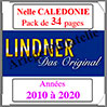 Nouvelle CALEDONIE Pack 2010  2020 - Timbres Courants (T446-10) Lindner