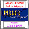 Nouvelle CALEDONIE Pack 1984  1996 - Timbres Courants (T446-84) Lindner