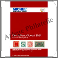 MICHEL - Catalogue des Timbres - ALLEMAGNE - Catalogue Spcialis (Volume 1 : 1849-1945) - 2024 (6001-1-2024)