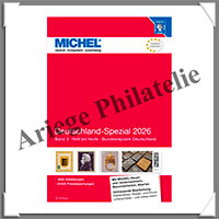 MICHEL - Catalogue des Timbres - ALLEMAGNE R�publique F�d�rale - Catalogue Sp�cialis� (Volume 3 : 1945-2026) - 2026 (6001-3-2026)
