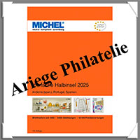 MICHEL - Catalogue des Timbres - PENINSULE IBERIQUE (Tome E4) - 2025 (6082-2-2025)