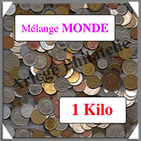 Monde - 1 Kilogramme de Monnaies Tous Pays (Lot)