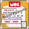 FRANCE - Timbres Personnaliss - Jeu de 2003  2008 - AVEC Pochettes (MC15TP ou 305586) Moc