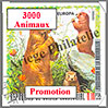 Animaux (Pochettes) - 3 000 Timbres Diffrents (Lot Promotionnel) Loisirs et Collections