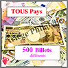 Monde - 500 Billets Diffrents (Lot Promotionnel) Loisirs et Collections