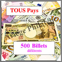 Monde - 500 Billets Diffrents (Lot Promotionnel)