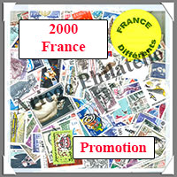 France (Pochettes) - 2 000 Timbres Diffrents (Lot Promotionnel)