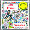 France (Pochettes) - 4 000 Timbres Diffrents (Lot Promotionnel) Loisirs et Collections