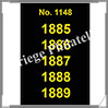 ETIQUETTE Autocollante - DATES : 1885  1889 (1148S) Safe