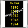 ETIQUETTE Autocollante - DATES : 1970  1974 (1165S) Safe