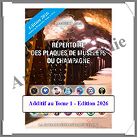 LAMBERT -  ADDITIF au Tome 1 de 2024 des Muselets Champagne - Edition 2026 (1863-26)