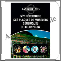LAMBERT - R�pertoire des Plaques de Muselets G�n�riques du Champagne - Edition 2025 (1863G-25)