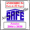 ANDORRE Franaise - Pack 2004  2020 - Timbres Courants (2033-1) Safe