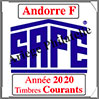 ANDORRE Franaise 2020 - Jeu Timbres Courants (2033-20) Safe