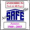 ANDORRE Franaise - Pack 1960  2003 - Timbres Courants (2033) Safe