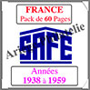 FRANCE - Pack 1938  1959 - Timbres Courants (2035) Safe