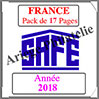 FRANCE - Pack 2018  2019 - Timbres Courants (2137-10) Safe